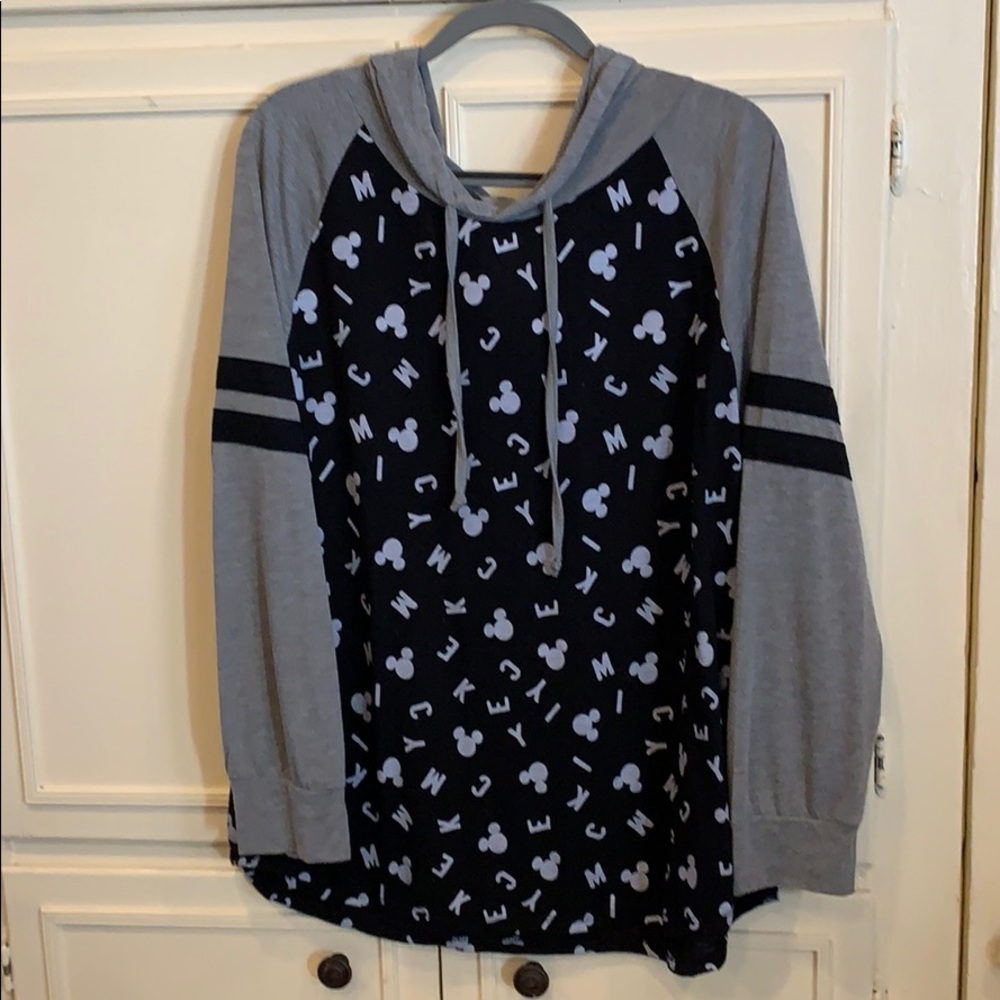 Disney Long Sleeve Tee Shirt with Hood